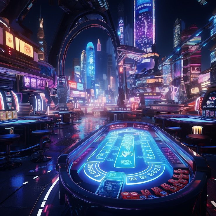 Meja Free Bet Blackjack dengan tata letak kartu